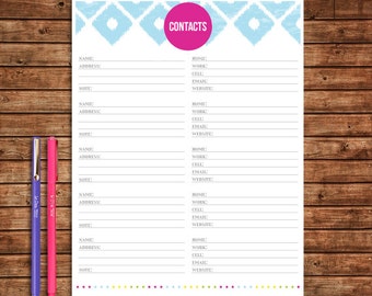 Contact Page - INSTANT DOWNLOAD