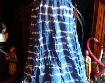 Fabulous blue tie dye sundress