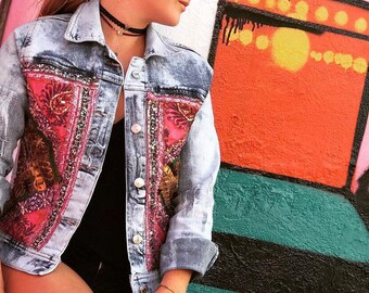 Denim jean Jacket COLOMBIAN