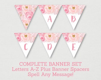 paper letters for banner