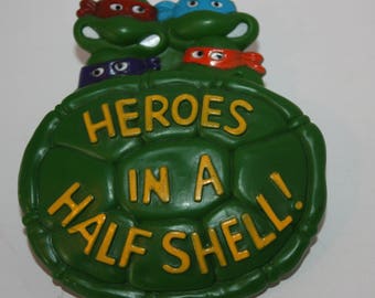 Teenage Mutant Ninja Turtles TMNT Heroes In A Half Shell 1989 Burger King Toy