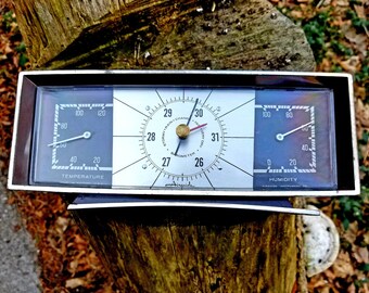 Vintage Airguide Barometer / Thermometer / Humidity Gauge
