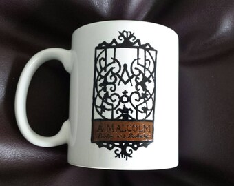 Hand painted mug inspired by Outlander