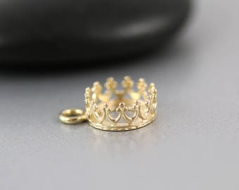 Gallery Bezel Component - 14k Gold - Gallery Bezel - 8mm or 10mm Setting