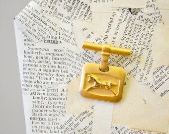 1960s Monet Equestrian Brooch