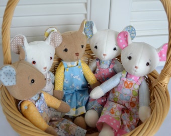 PDF sewing pattern soft toy Stuffed doll Plushie 'Saxon Bear'