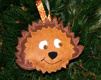 Hedgehog Lover Gift - Hedgehog Ornament - Hedgehog Decor - Christmas Ornament - Hedgehog Gift - Hedgehog Christmas gift - Tree decoration