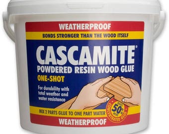Cascamite Powdered Resin Wood Glue, Fast Bond for both interior and exterior, waterproof, gap filling and ultra strong clear joins!