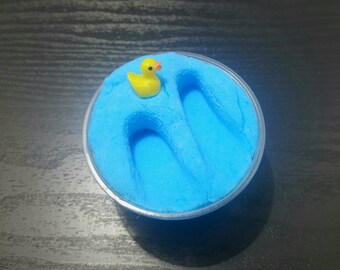 Cheap Cloud slime with charm | Duck in a cloud Slime | butter slime texture | Epic drizzling | with extras | slime shop |