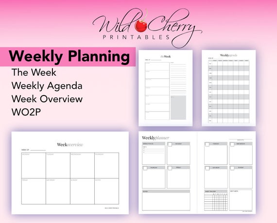 weekly planner for students