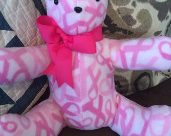 Pink Breast Cancer Awareness Teddy Bear