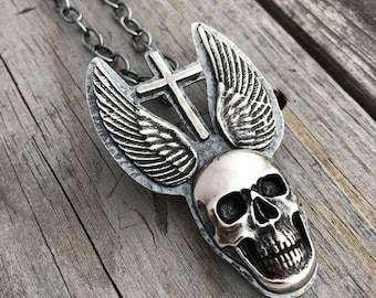 Sterling Silver Skull Necklace Handmade By Joy Kruse Wild Prairie Silver Jewelry