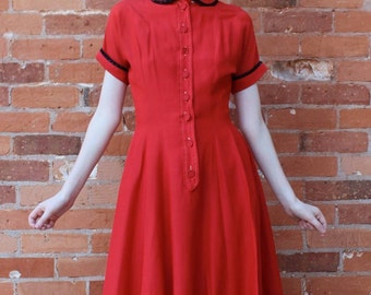 Kaytron Vintage 1950s Day Dress