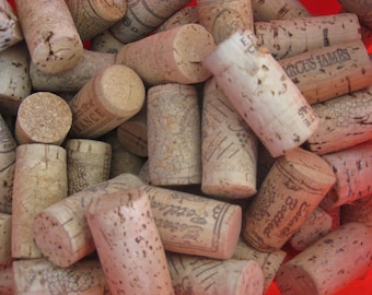 Wine corks, used, for all your cork craft projects, 50+ pc