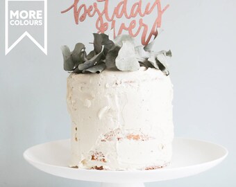 Best Day Ever Cake Topper, Wedding Cake Toppers, Wooden Cake Topper, Cake Toppers UK, Wedding Cake Topper, Cake Topper, Wedding Decor