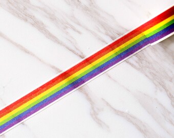 rainbow Washi tape/Crafting washi Tape /Scrapbooking Supply/deco washi tape/