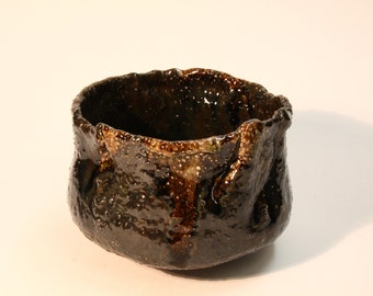 Traditional Japanese tea ceremony bowl, matcha chawan