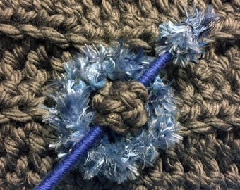 Shawl Pin Shawl Stick- Blue