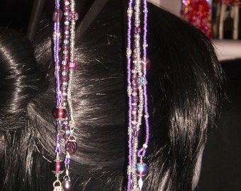 Sugar Plum Hair Sticks / Chop Sticks TempBHS0014