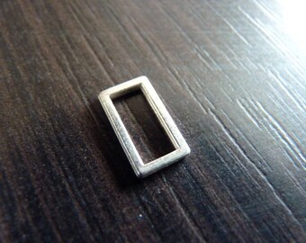 4 connector attached rectangular metal vintage 1/2