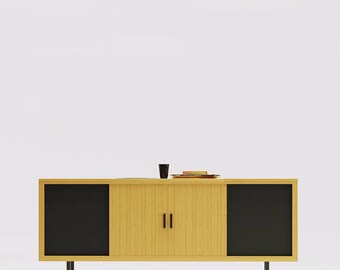 BUILT TO ORDER / 'The Shell' Record Console - Just The Cabinet, Made For You To Add Your Own Electronics