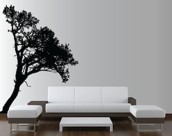 Large Wall Tree Decal Forest Deco Vinyl Sticker Highly Detailed Removable Nursery 1118 (8 feet tall)