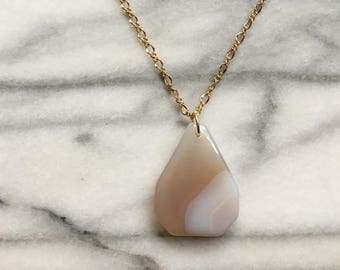 Agate Pendant Necklace - Free Shipping!