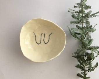 Hand built Porcelain tea cup