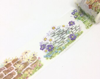 Flowers on The Wall Washi Tape 40mm x 5m