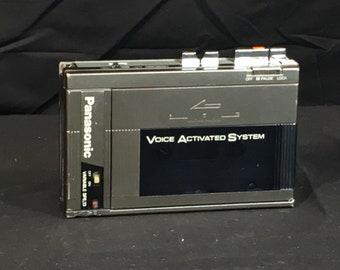 Vintage Panasonic Voice Recorder, RQ 355 Gray Cassette Player, Collectible Electronic, Battery Operated Audio Equipment, Portable Music