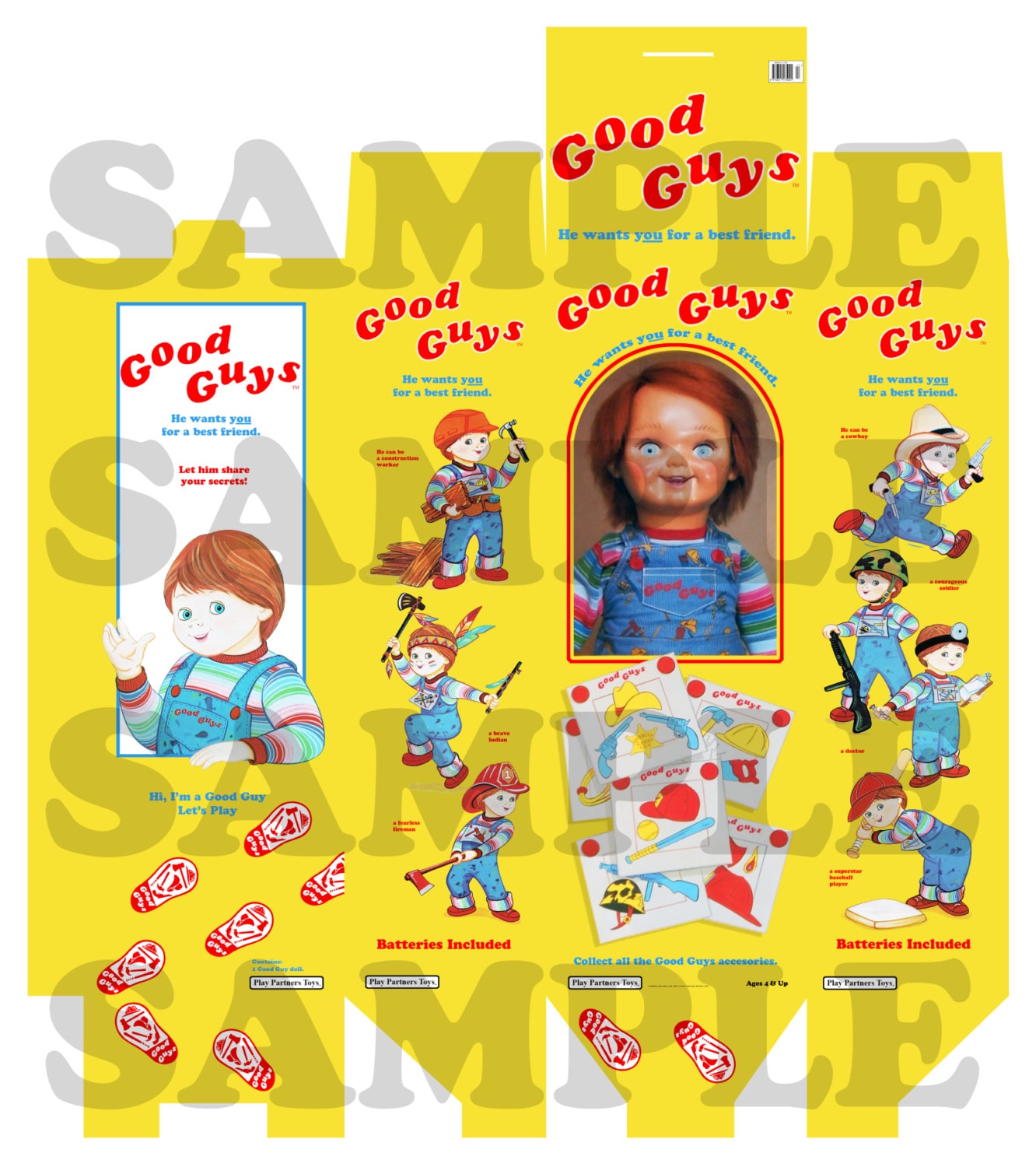 Chucky Box Template Printable Word Searches