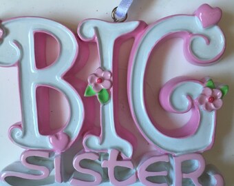 33% Off Big Sister Personalized Christmas Ornament Baby's First Christmas, sibling Ornament