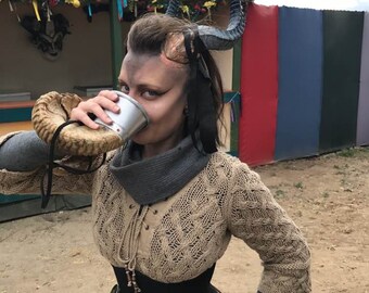 DIY Large Satyr Horns