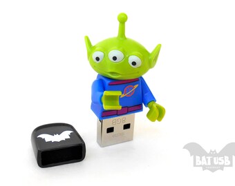 Lego Disney Toy Story Alien usb 16/32/64GB - Creature usb - Lego® original Minifigure - Alien Lego Disney Minifigure - Lego usb -Toy Story