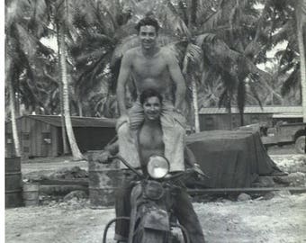 WWII sailors south pacific on harley davidson 1940s download