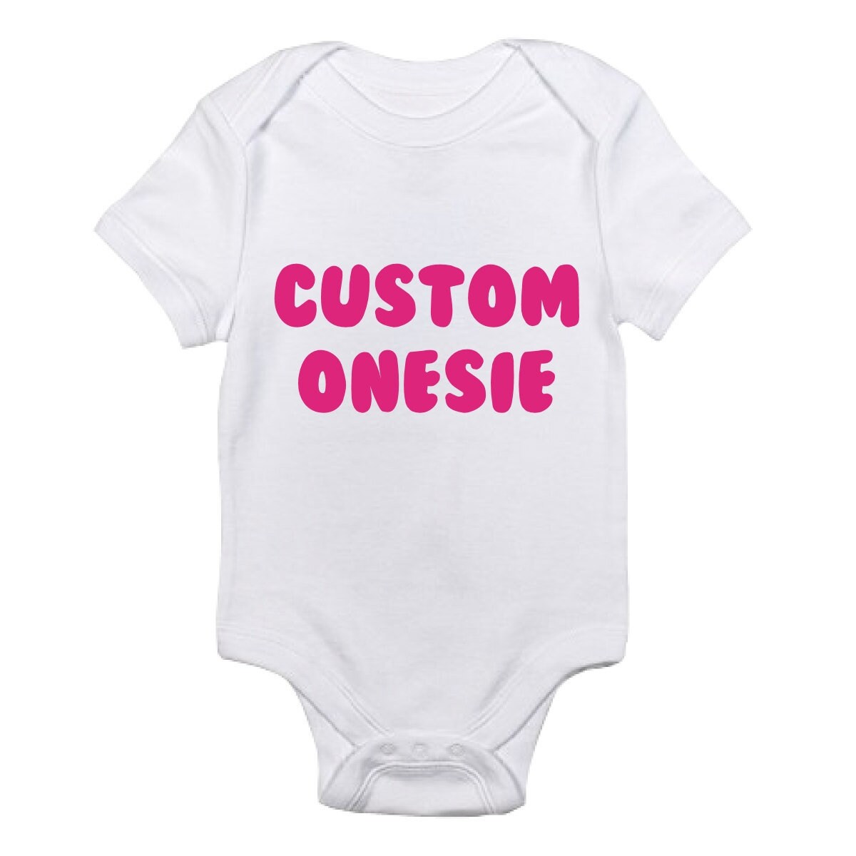 Custom Onesie in Regular or Glitter Design
