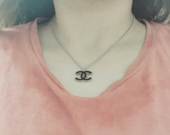 Vintage Chanel logo chain
