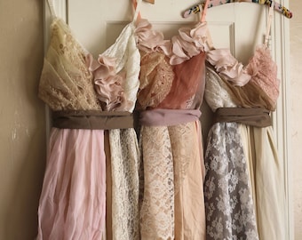 Custom Boho Bridesmaids Dresses in the Palette of Your Choice