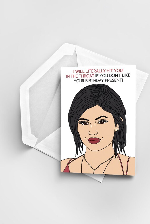 Beautiful 20 Kardashian Birthday Card