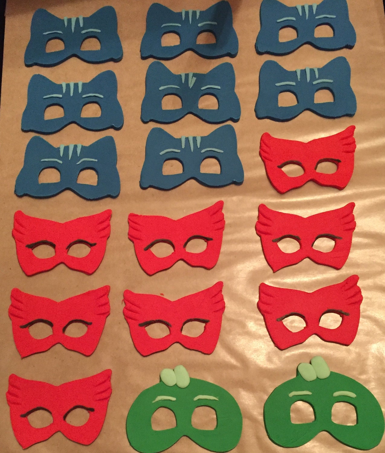 PJ Masks Inspired Cupcake Toppers 6