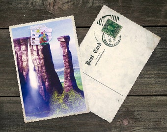 Up Movie Paradise Falls Postcard