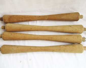 Vintage Wooden Long Double Ended Screw Holes Vintage Screw Wooden Pegs Supplies Wooden Carpentry Supplies Craft Supplies Solid Wood