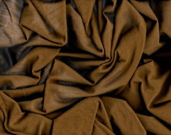 Cocoa Brown Medium Weight Sweater Knit Fabric Almost 3 Yards