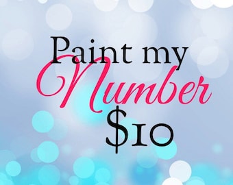 Paint My Number
