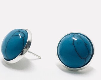 Inspirational stud earrings DÉSIRÉE from Turquoise