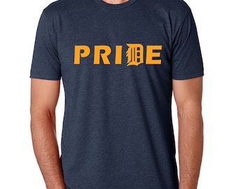 SALE!!! Michigan Detroit Tigers Pride Shirt. Unisex.
