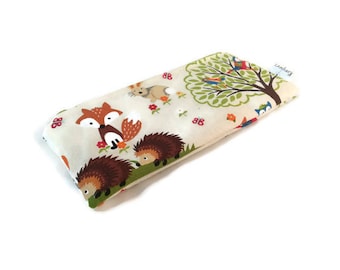 Woodland Critters Snack Bag || Reusable Sandwich Bag || Reusable Snack bag || Eco Friendly Gift || Zippered Pouch || Food Safe Bag