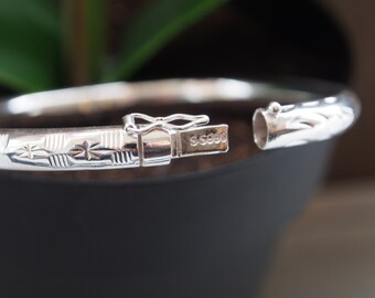 925Sterling Silver Whittled Cuff (BC203)