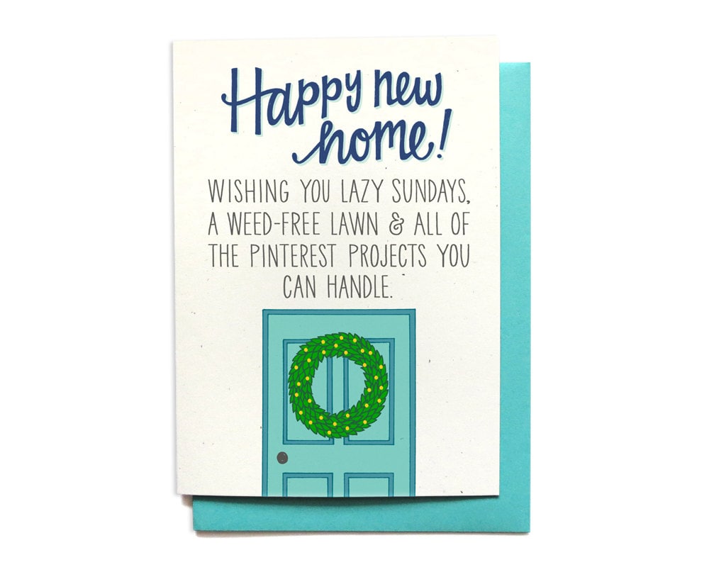 Funny Housewarming Card Pinterest Funny Moving card New