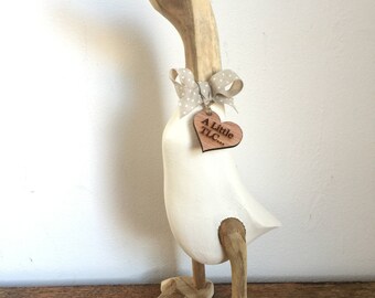 Natural TLC Puddleduck wooden duck